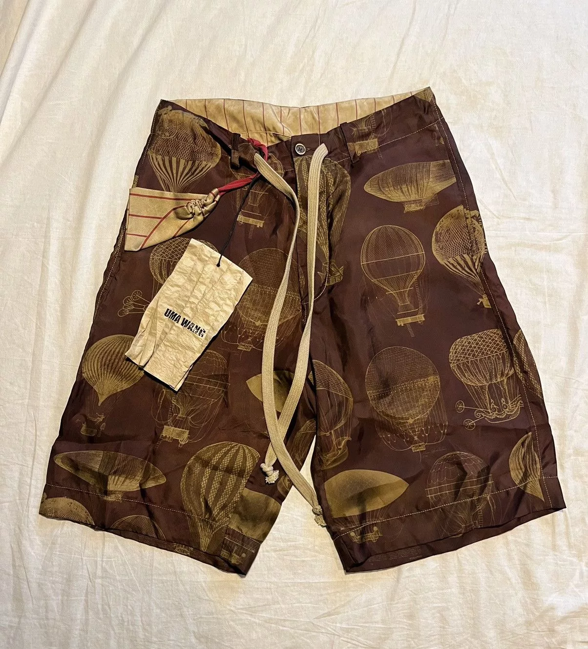 Uma Wang Shorts Uma Wang pallor pants. Brown