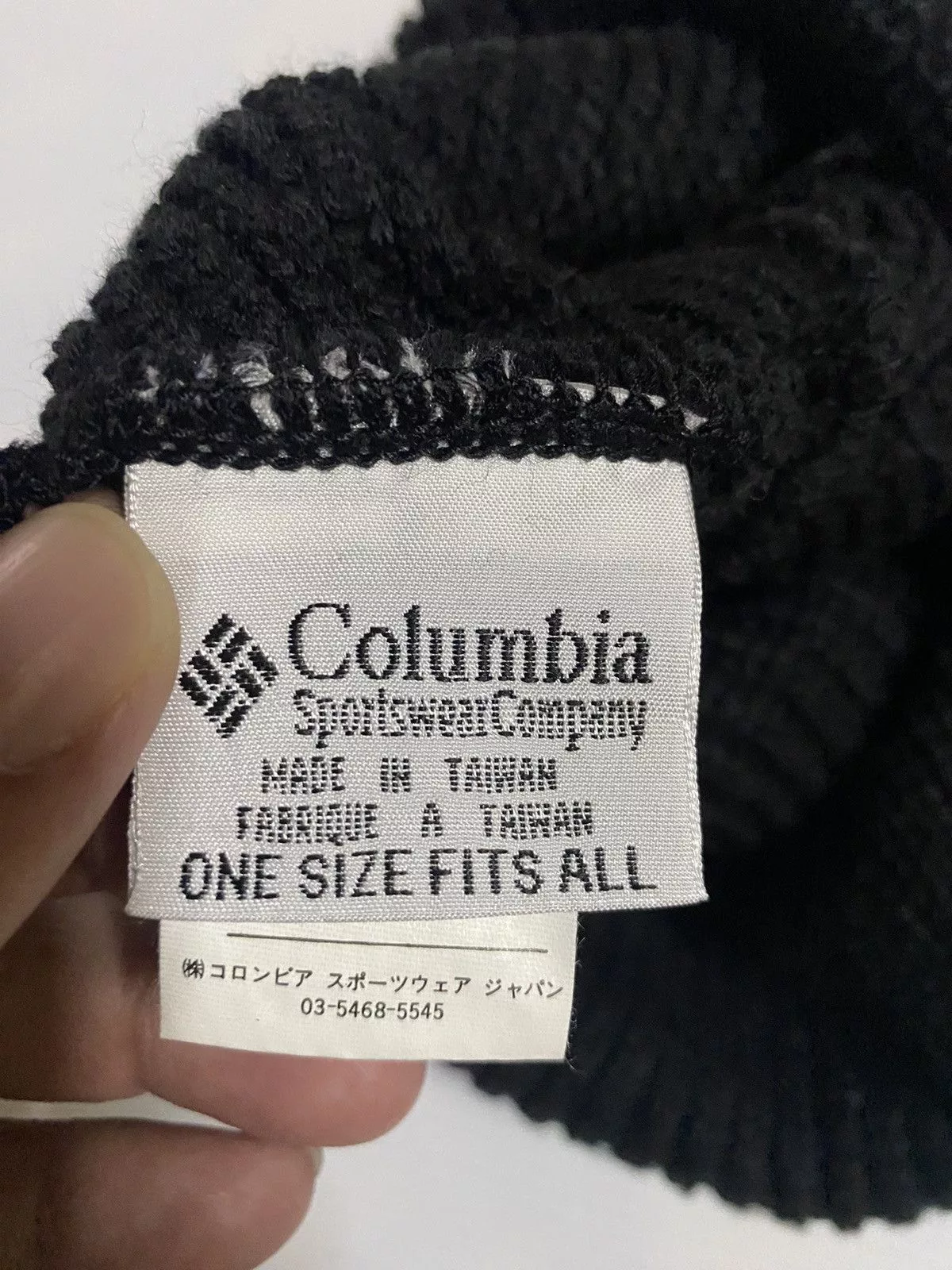 Columbia Hats Columbia Embroidery Beanie Hat Black