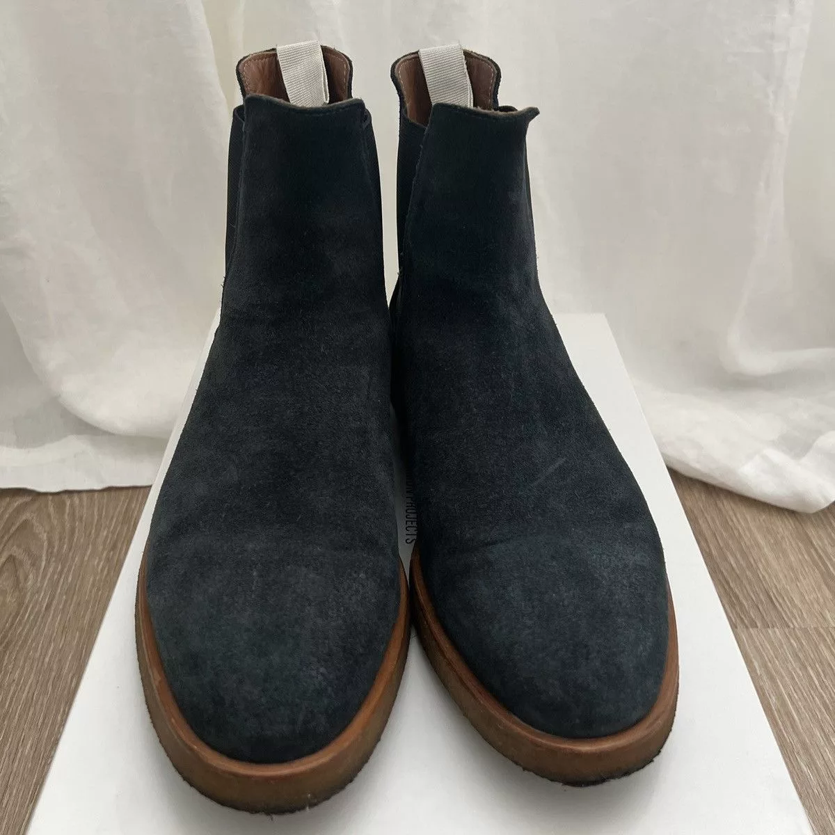 Common Projects Boots Common Projects Chelsea Boot Black Suede Sz 40