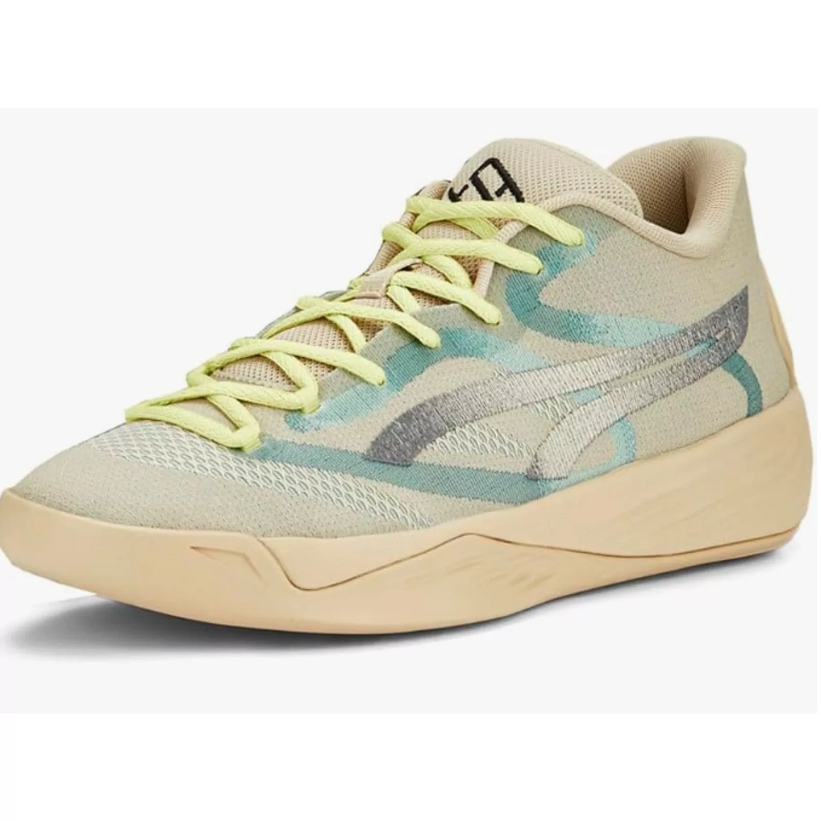 Puma Low Top Sneakers PUMA Womens Stewie 2 Earth Basketball Sneakers Shoes-SZ 7.5 Beige