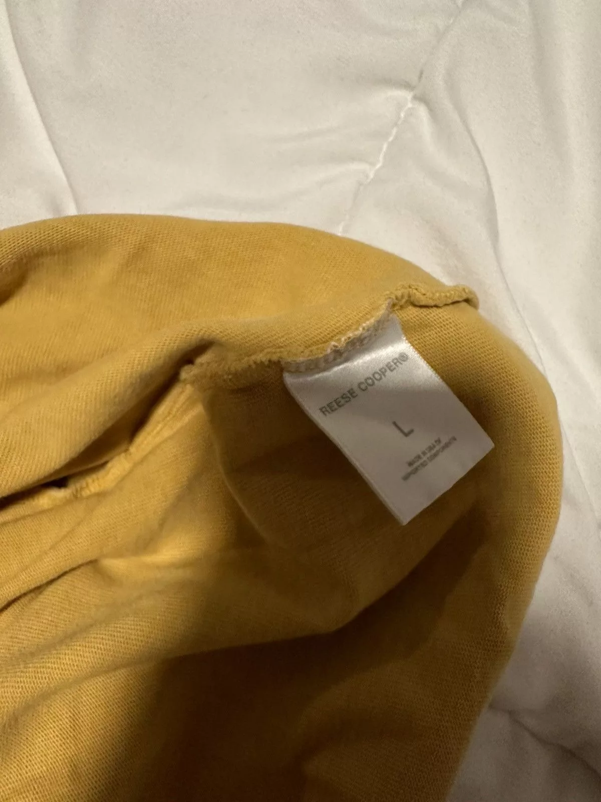 Reese Cooper Short Sleeve T Shirts Reese Cooper Tee Yellow