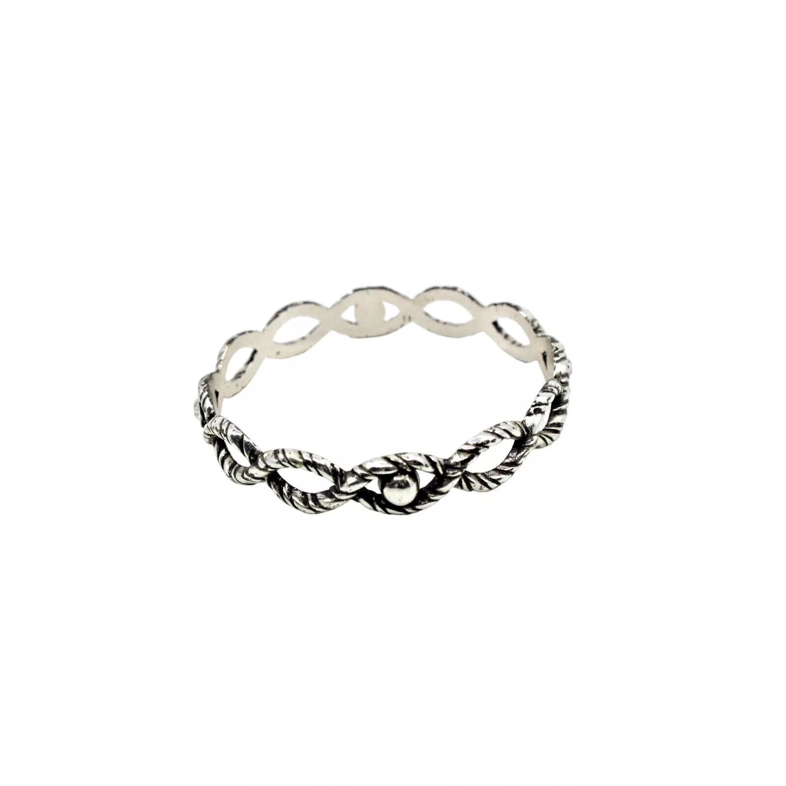 Brighton Bracelets Brighton Silver-Tone Open Woven Crystals Bangle Bracelet