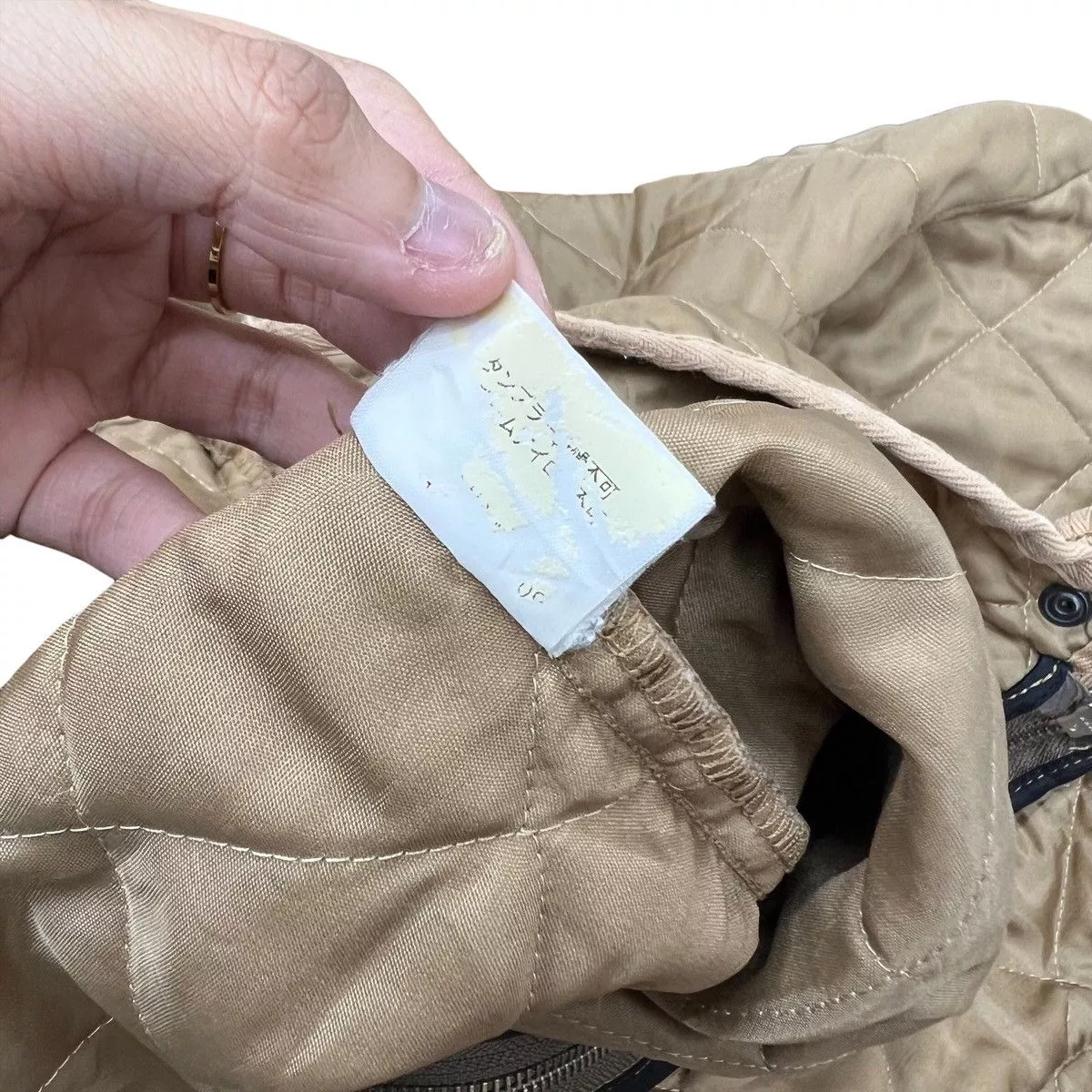 Mackintosh Light Jackets Scottish Designer MACKINTOSH SCOTLAND Made For Ships Quilted Brown