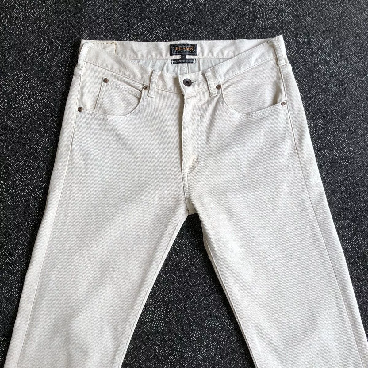 Beams Plus Denim BEAMS PLUS stretched jeans White