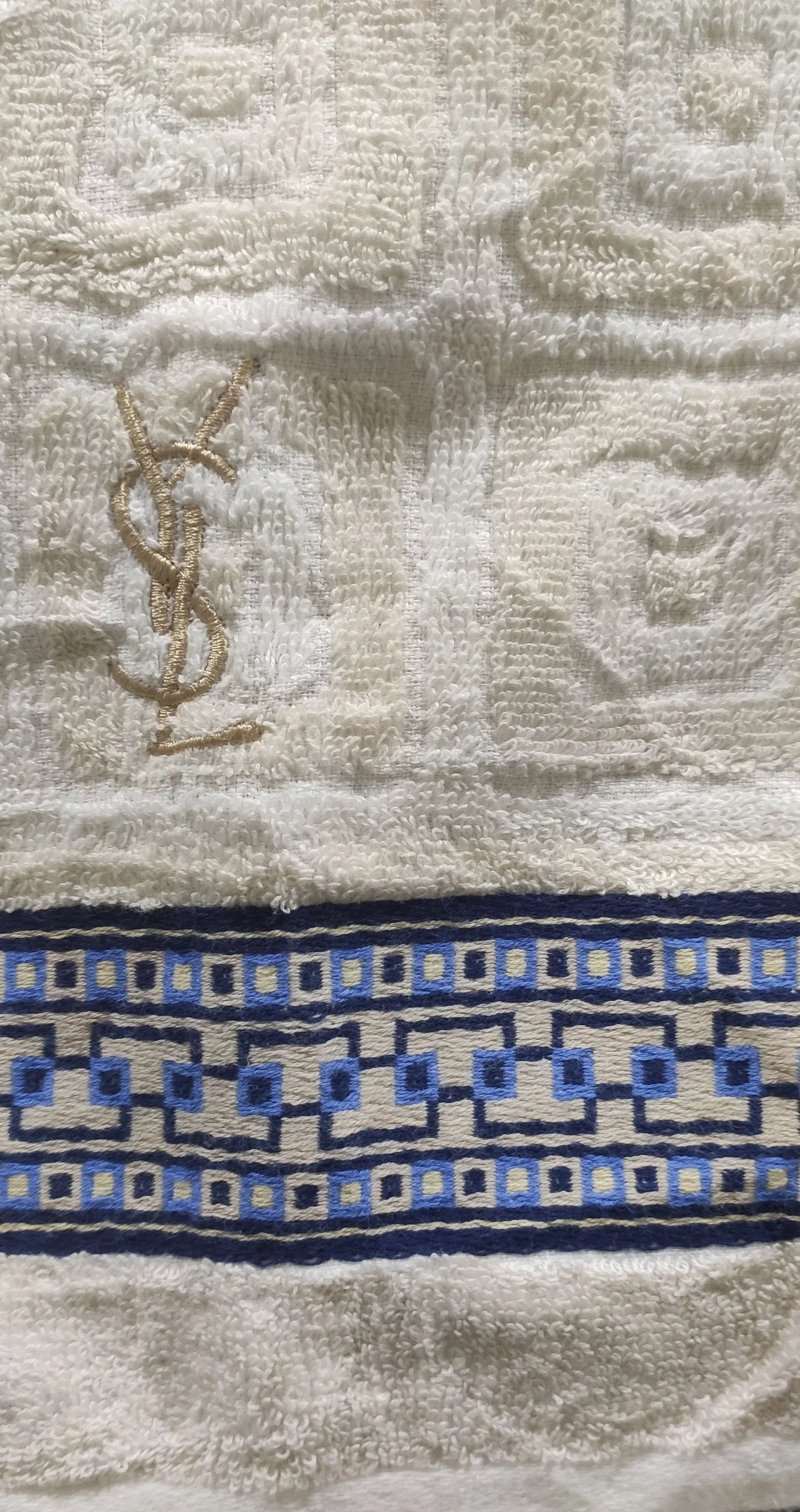 Yves Saint Laurent Miscellaneous Yves Saint Laurent Face Towel White
