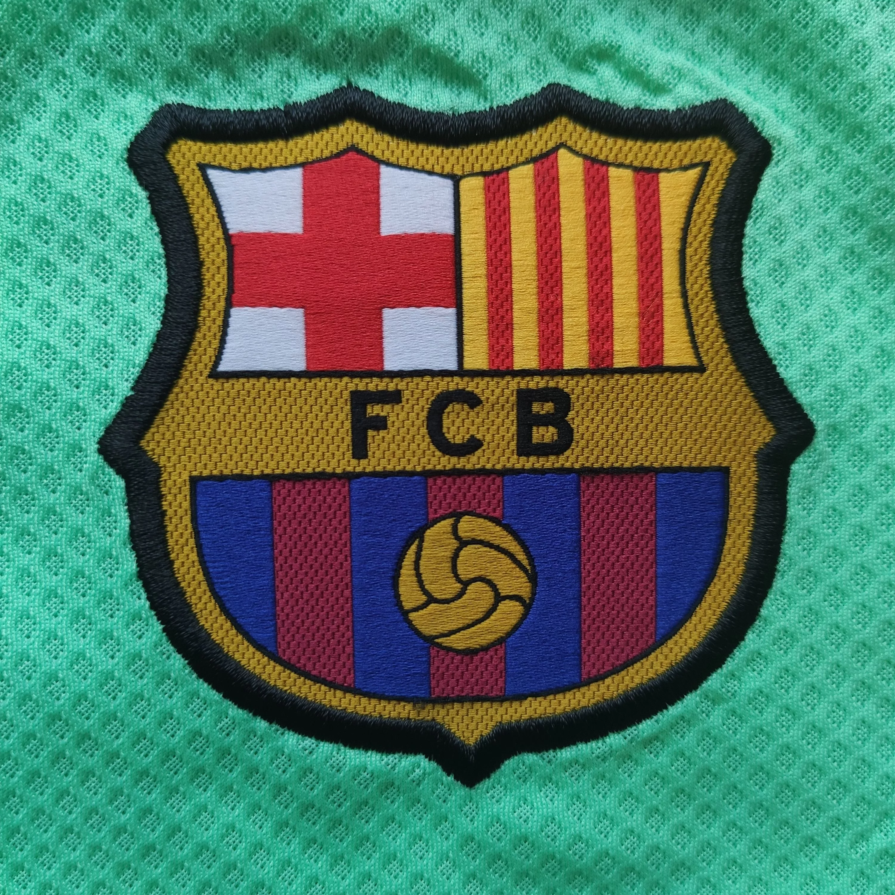 Nike Jerseys F.C. BARCELONA training FOOTBALL SOCCER JERSEY NIKE Green