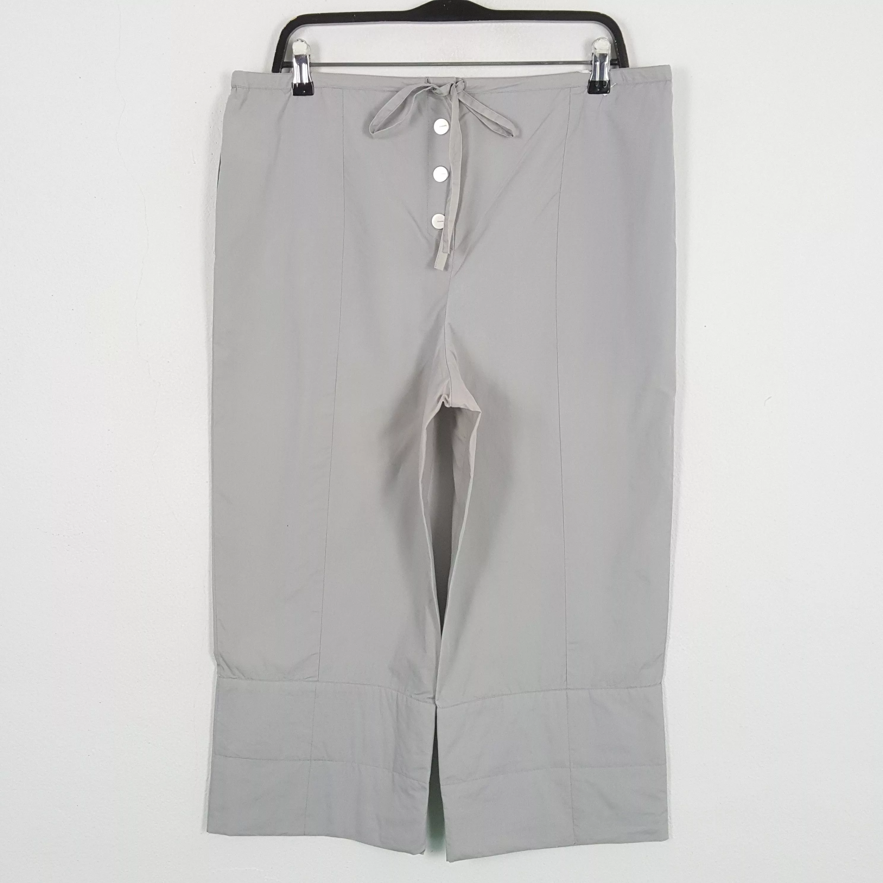 Chanel Casual Pants Chanel × Vintage CHANEL Pants Fashion Style Gray