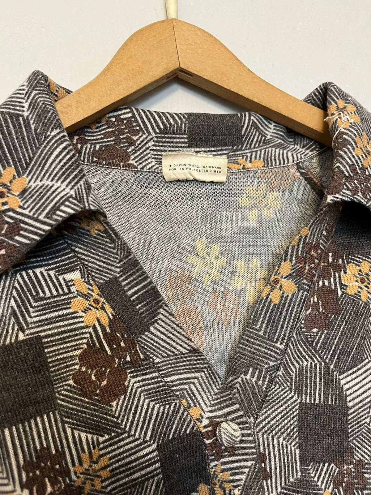 Japanese Brand Button Ups Japanese Brand Unknown Designer button top Gray