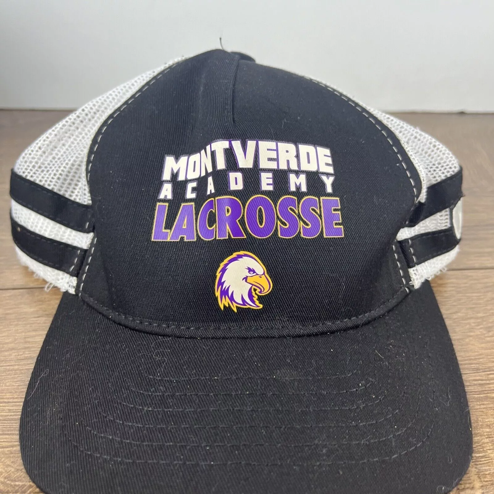 Other Hats Other Mountverde Academy Lacrosse Hat Eagles Black Hat Adjustable