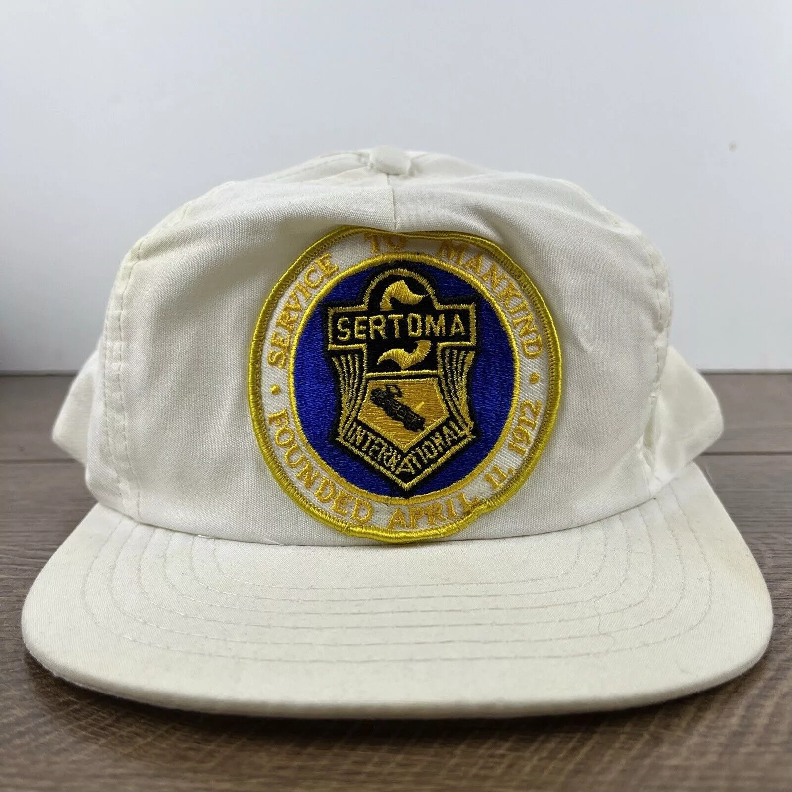 Other Hats Other Sertoma International Snapback Hat White Hat Adjustable Whit