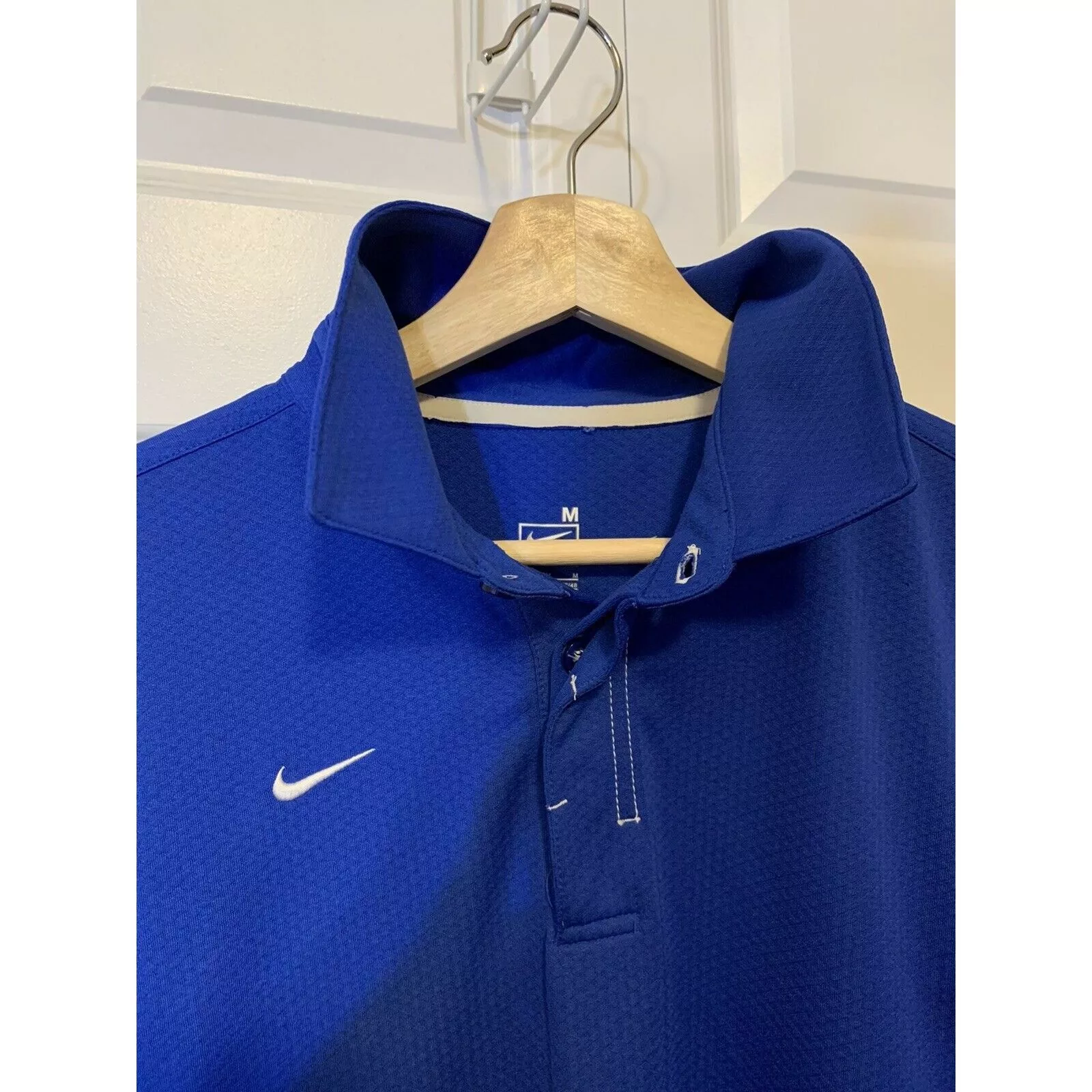 Nike Polos Nike Team Golf Polo Men’s Sz M Short Sleeve Shirt Blue