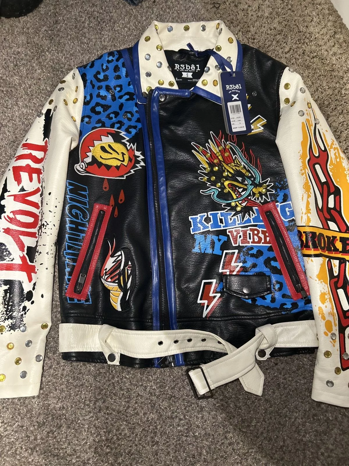 Other Leather Jackets Other Rebel White