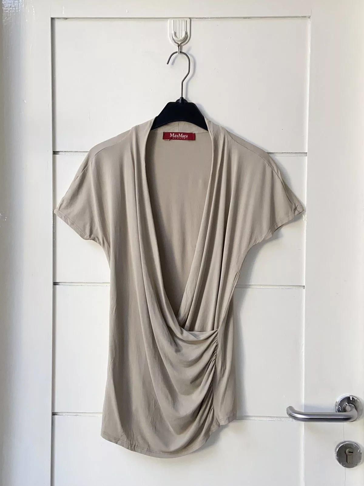 Max Mara Short Sleeve T Shirts MAX MARA Brown T-Shirt