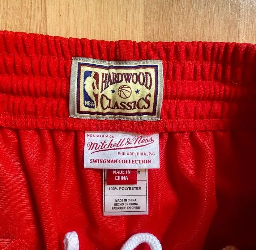 Mitchell & Ness Shorts Mitchell & Ness LA Clippers Shorts Red