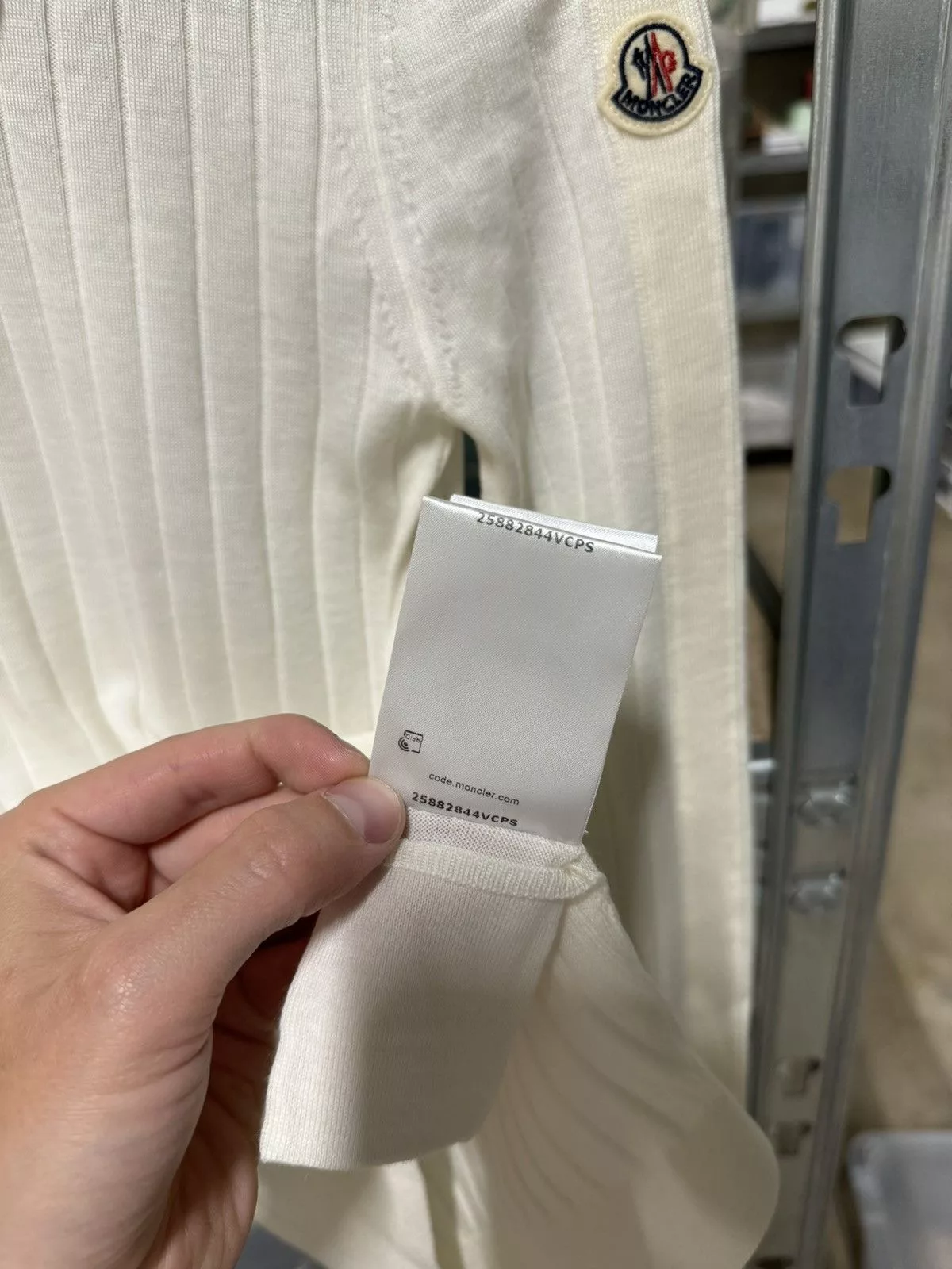 Moncler Sweaters Moncler Turtleneck Sweater NEW 900$ White