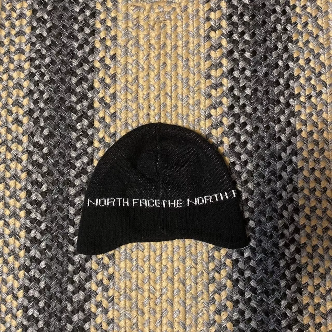 The North Face Hats The North Face Vintage Black Spell Out North Face Watch Cap Beanie