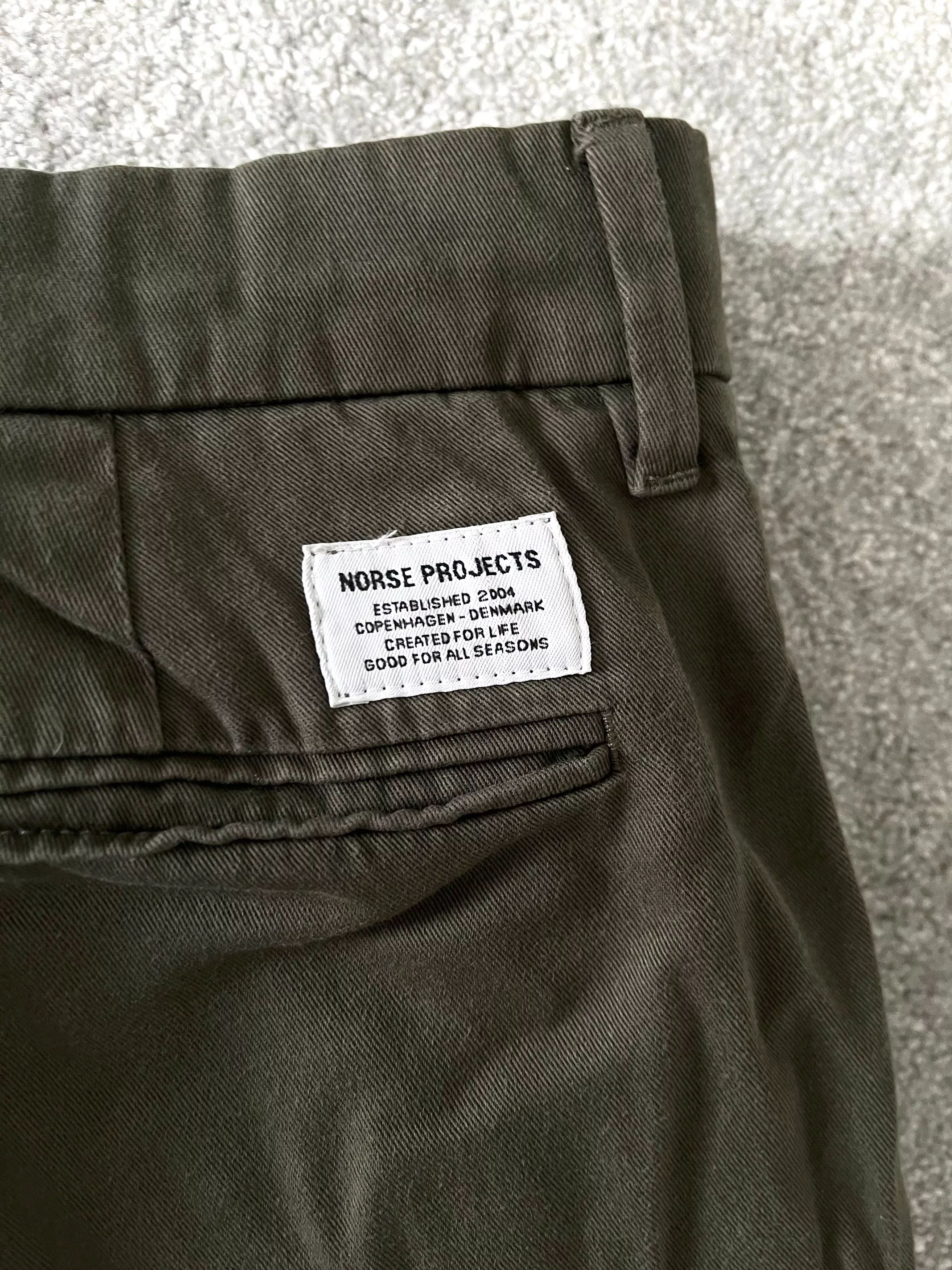 Norse Projects Casual Pants Norse Projects Aros Slim Green