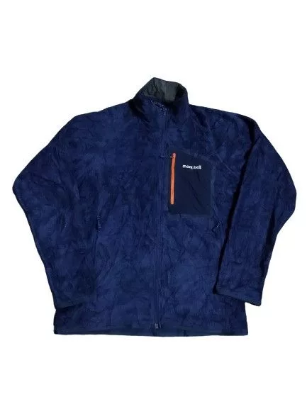 Montbell Light Jackets Montbell Fleece Jacket Blue
