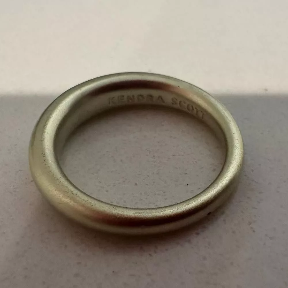 Kendra Scott Rings Kendra Scott Terra Smooth Gold Stacking Ring Size 8