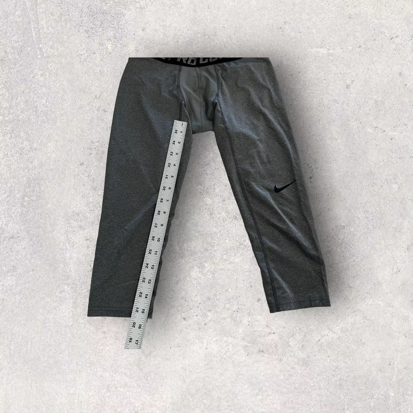 Nike Sweatpants Joggers Mens nike pro Leggings size medium Gray