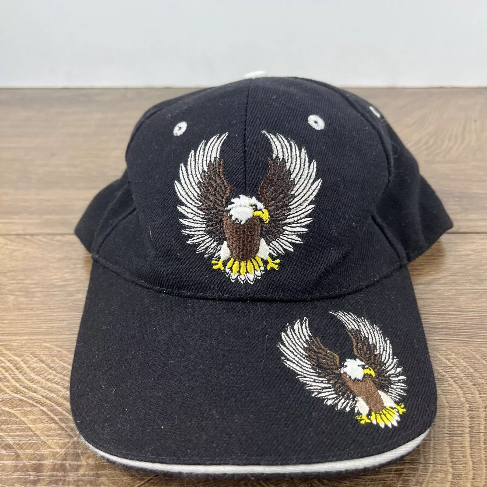 Other Hats Other Bald Eagle Hat America Bald Eagle Black Hat Adjustable Adult