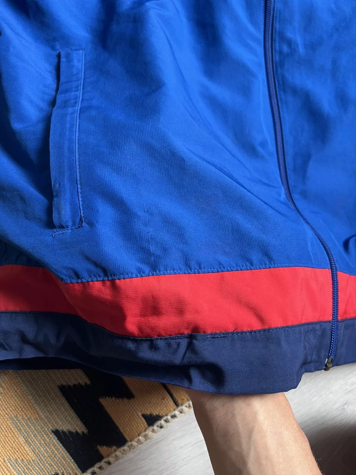 Adidas Light Jackets Adidas × Vintage Vintage Adidas 2015 Manchester United Jacket Blue Sportswear