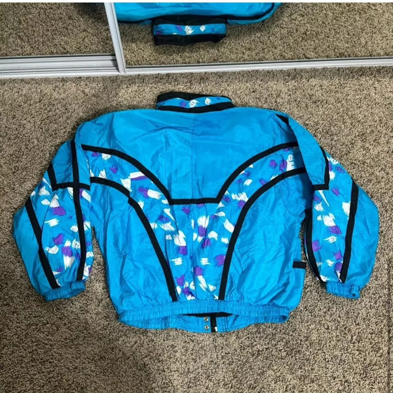 Vintage Sweatshirts Vintage Windbreaker Blue