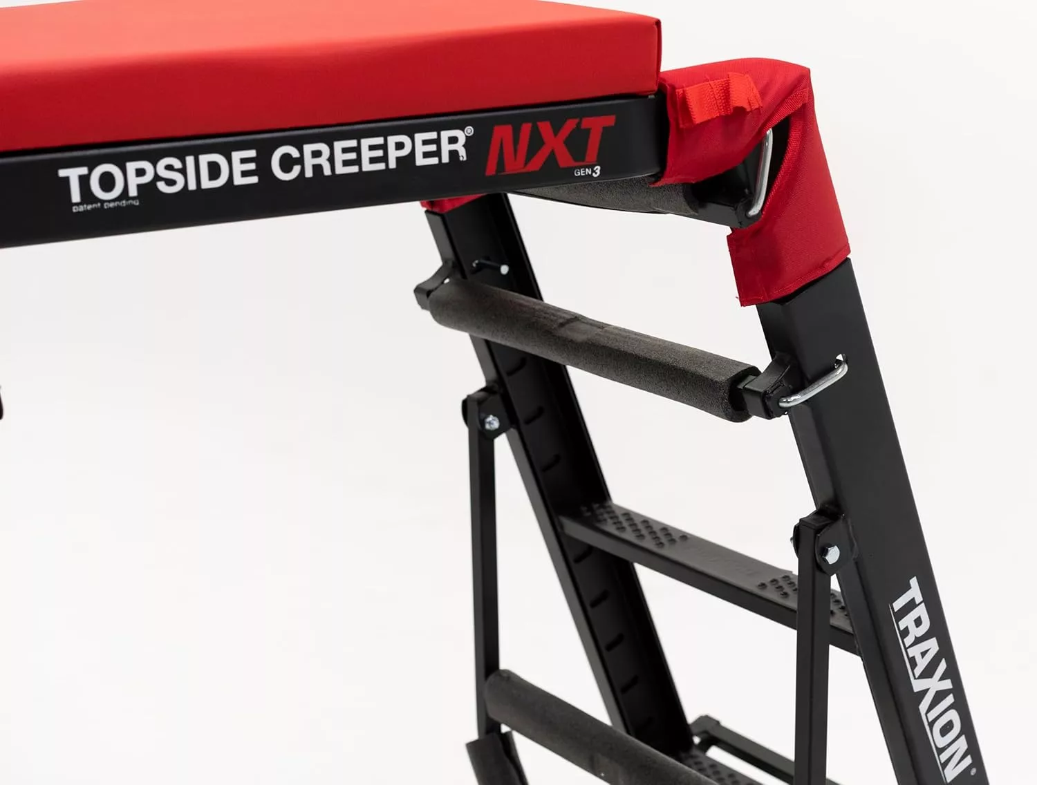Traxion 3-200 NXT Foldable Topside Automotive Engine Creeper, Black