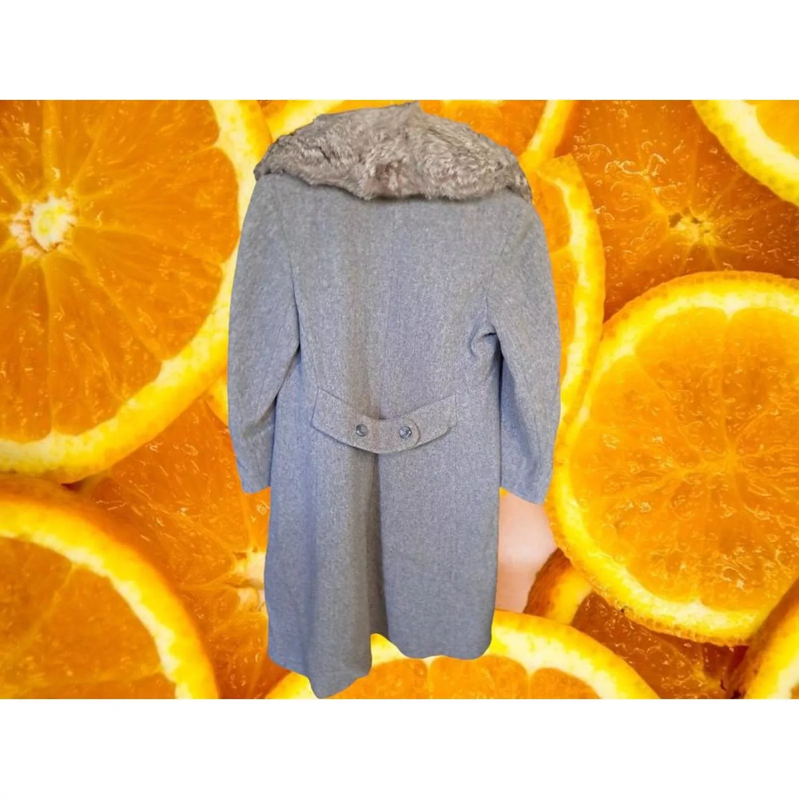 Other Jackets Other Prime Source Long Double Breasted Wool Coat‎ Gray