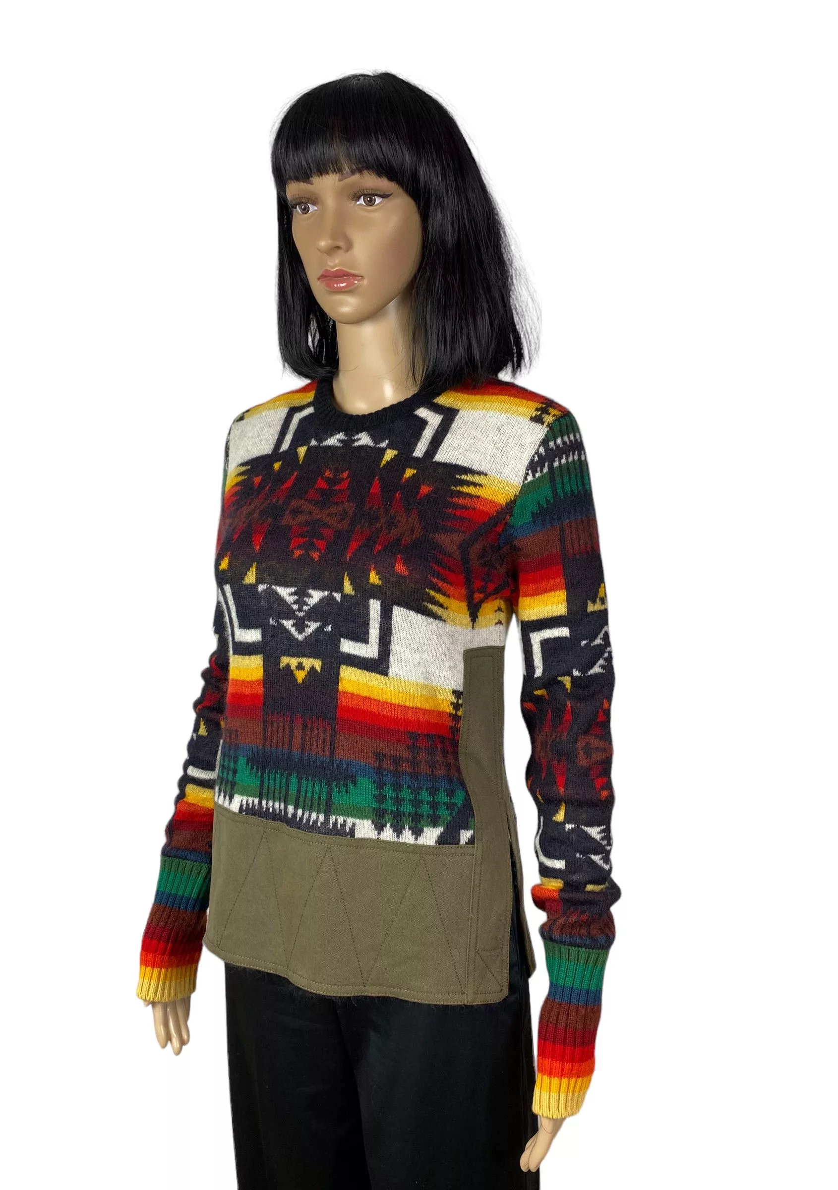N21 Sweaters Numero 21 N21 Sweater alpaca-wool printed pullover size 38 Multi