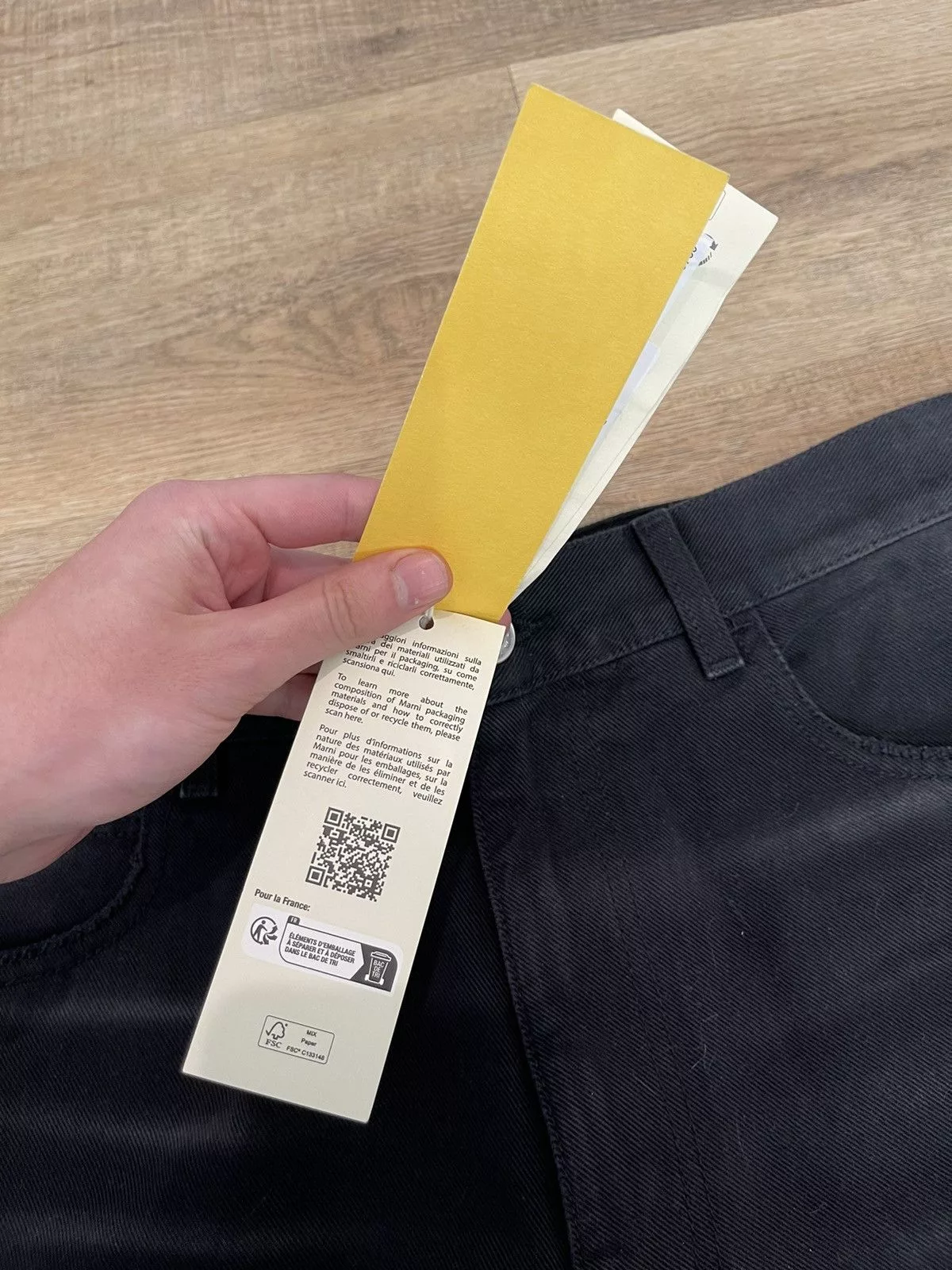 Marni Denim Marni Patch Jeans Black