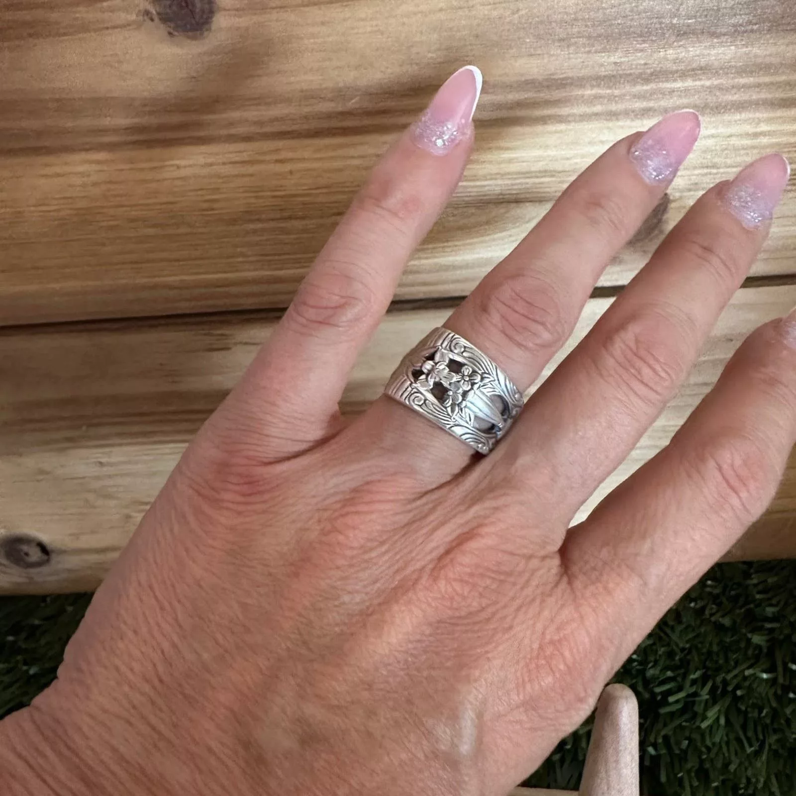 Handmade Rings Handmade Ring size 6.5 Silver
