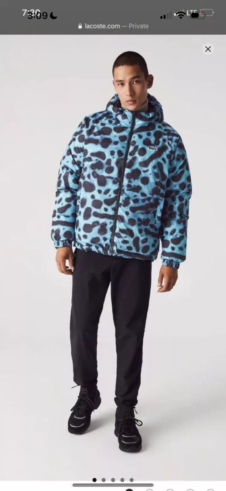 Lacoste Bombers lacoste x national geographic winter jacket Blue Streetwear