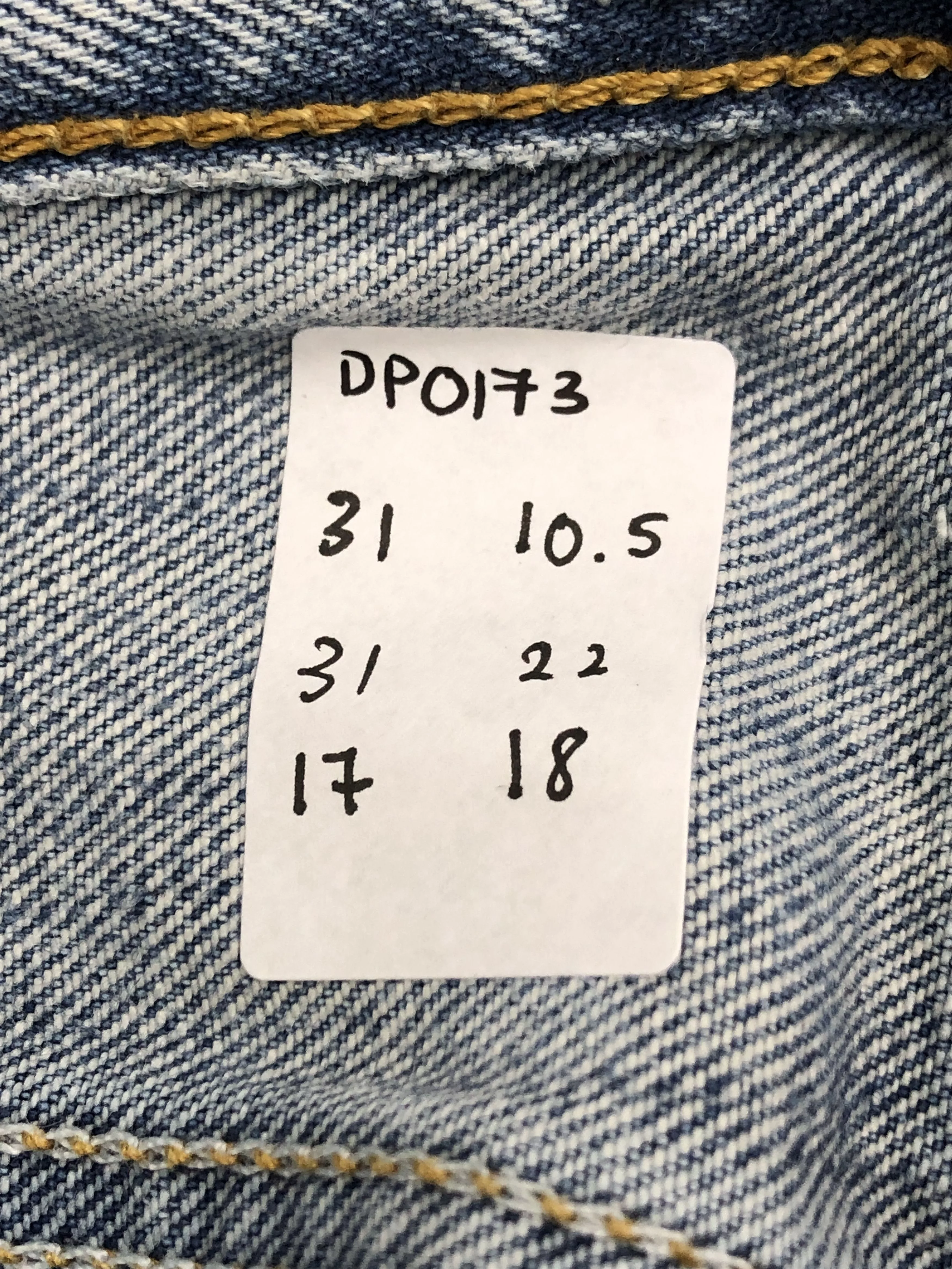 Levi's Denim Levi's × Vintage Vintage Levi's 501 Light Blue Washed Jeans
