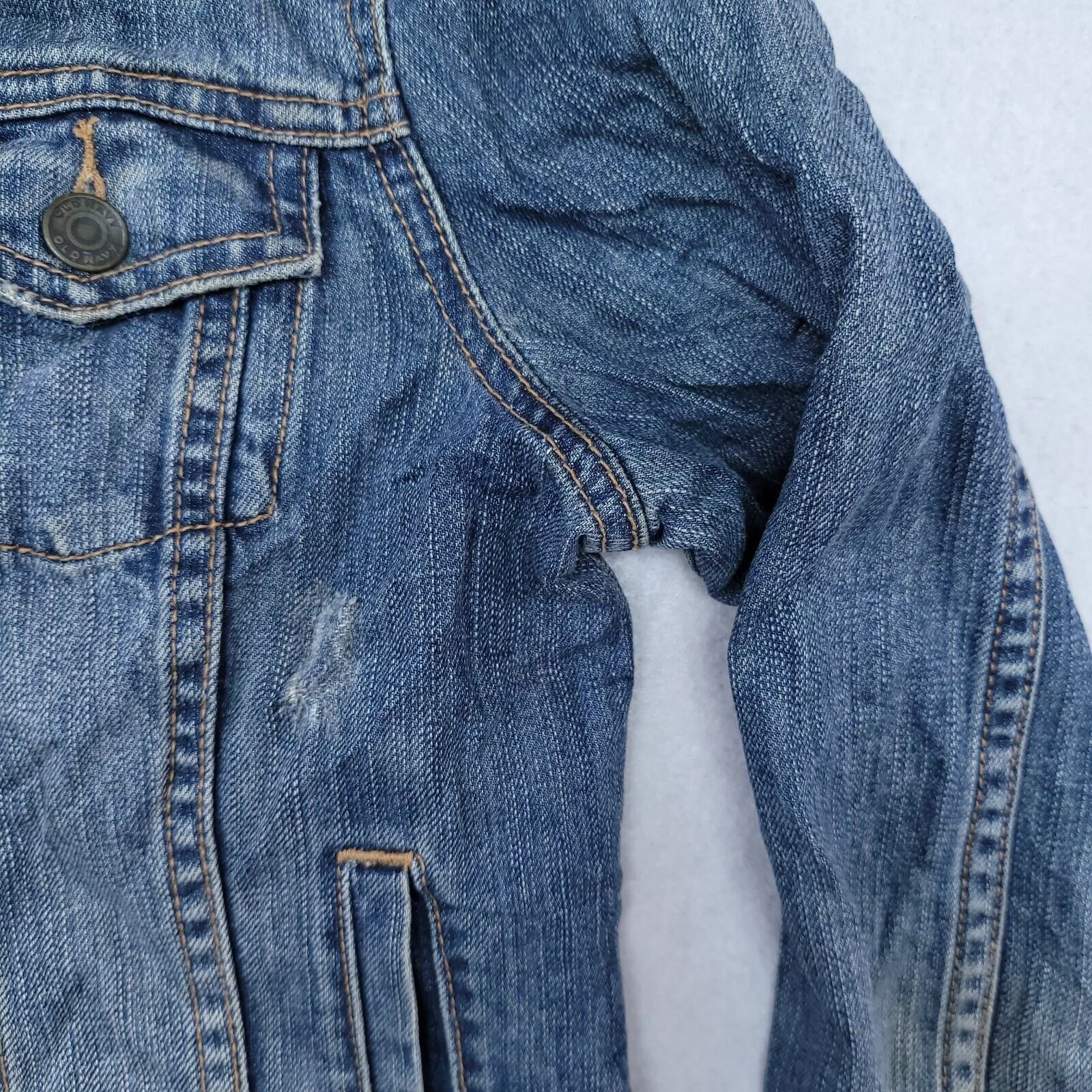 Old Navy Jackets Old Navy Casual Button Denim Jean Jacket Womens Size S Blue
