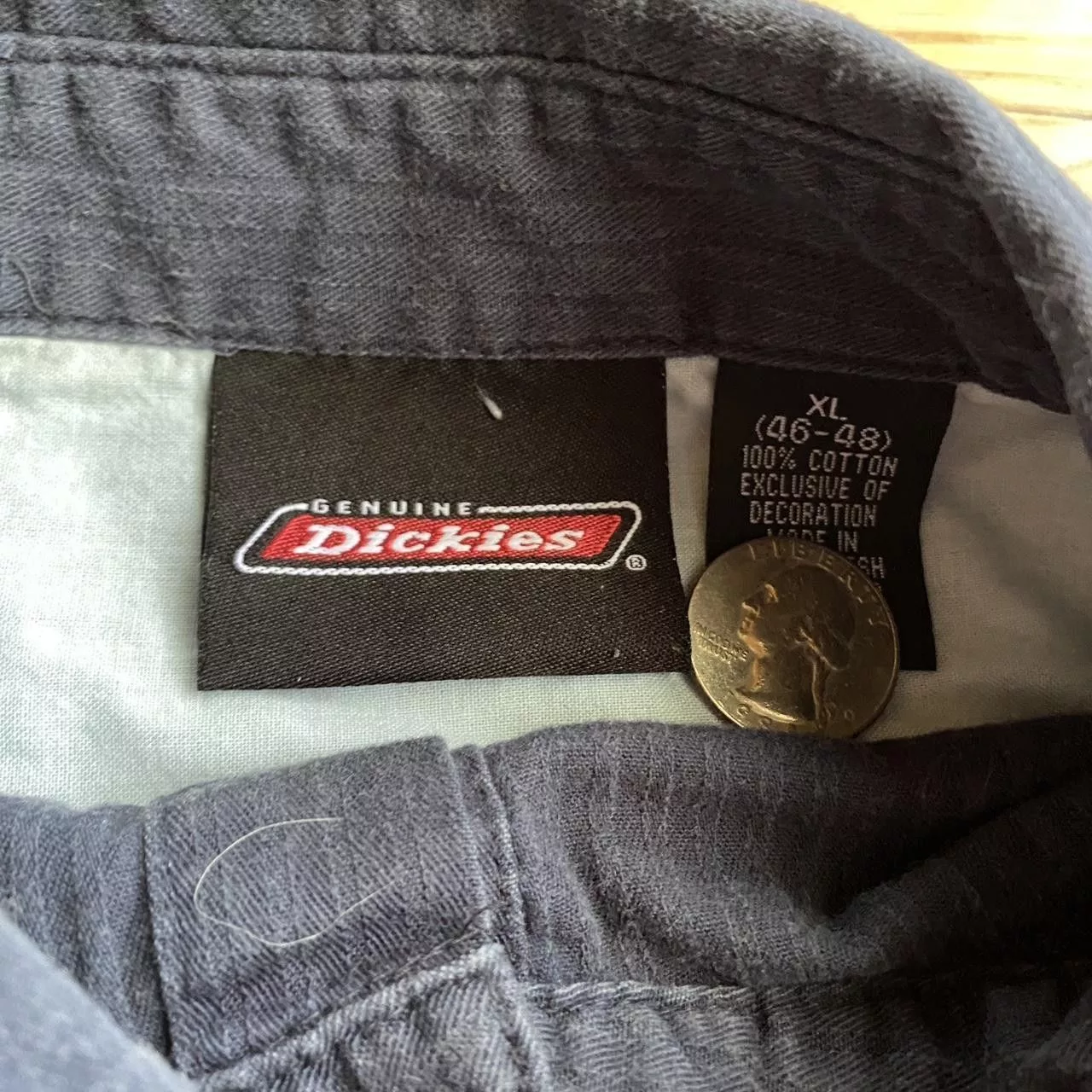 Dickies Polos Dickies work button up Tee Blue