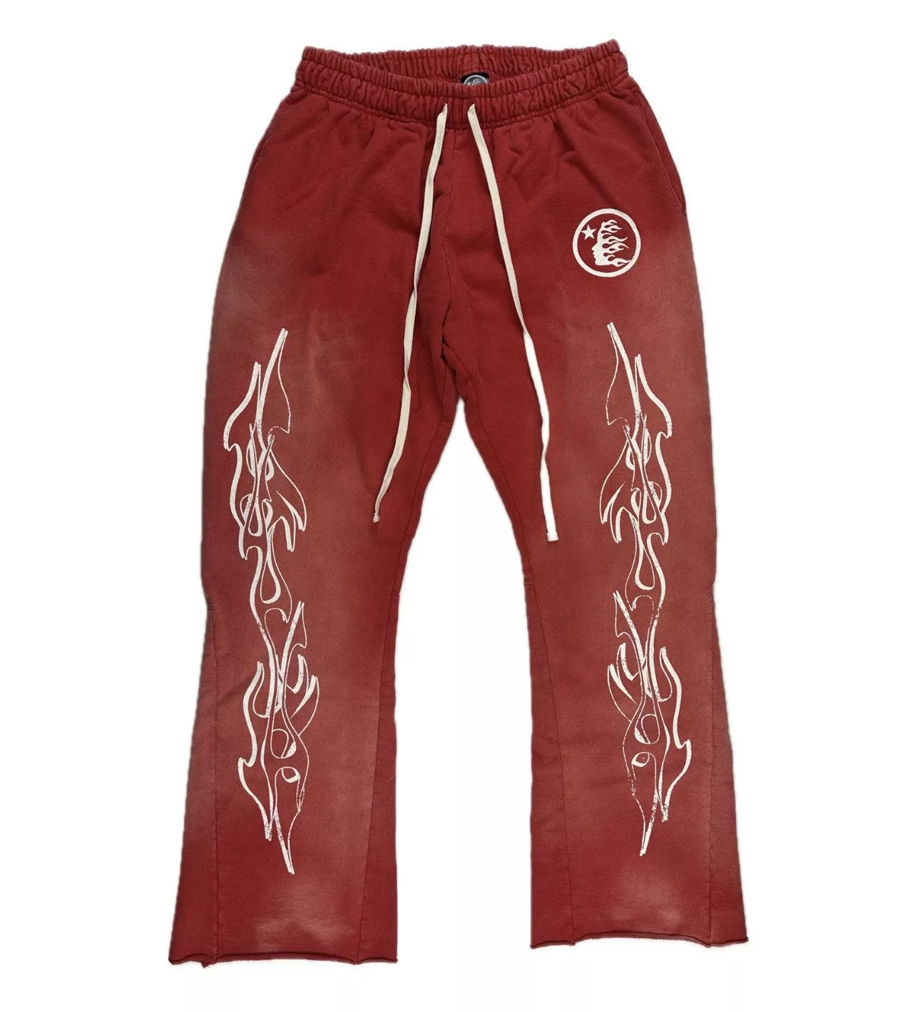 HELLSTAR Sweatpants Joggers Hellstar Flare Sweatpants Red