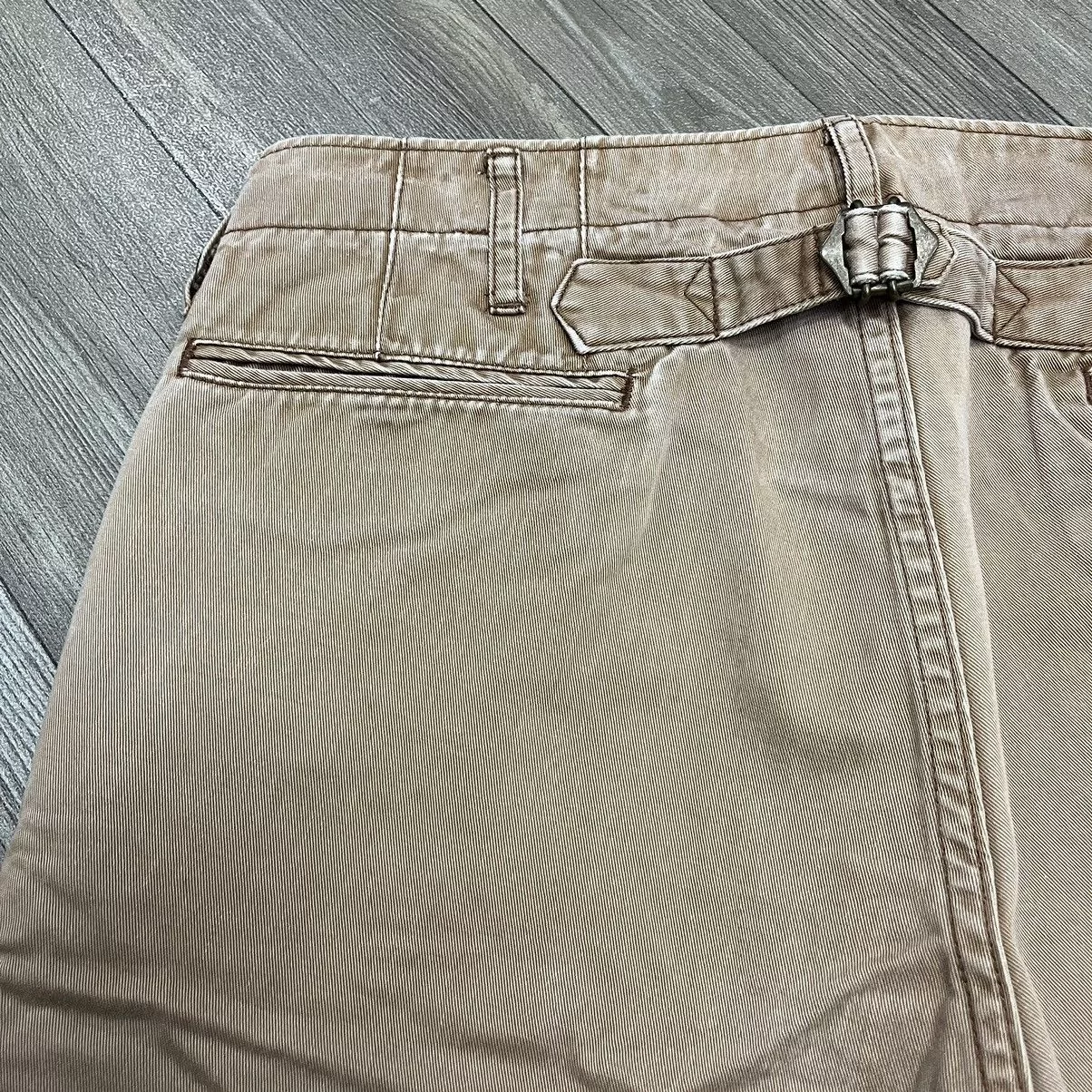 Visvim Casual Pants Visvim High Water Buckle Back Chino Pants Brown