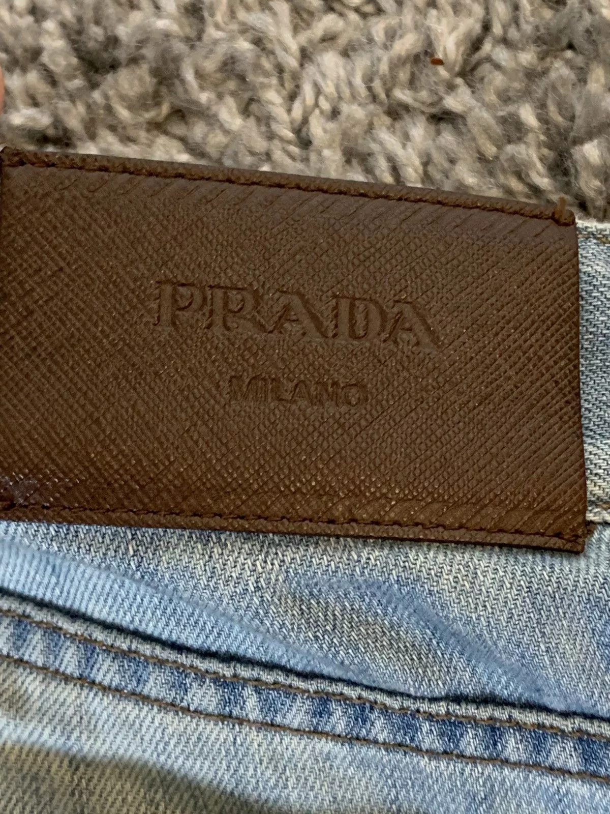 Prada Denim Extremely rare Prada pure Indigo jeans Purple