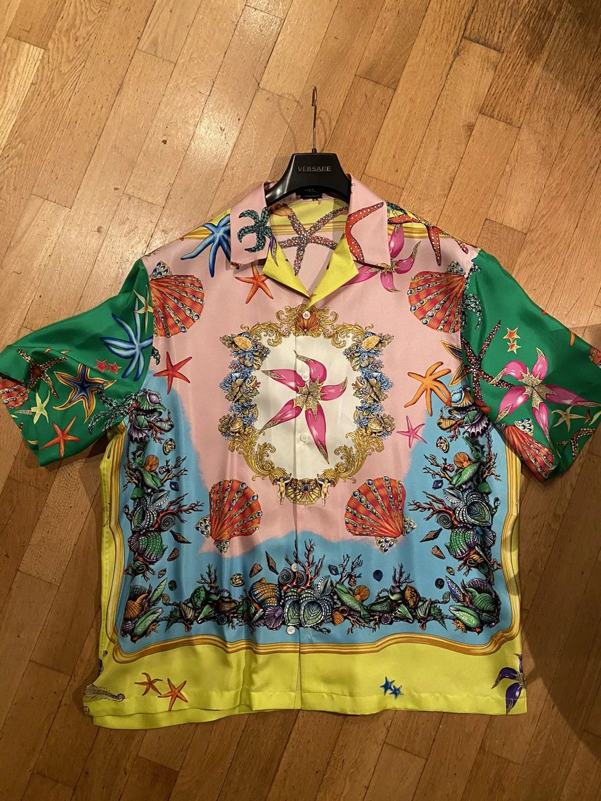 Versace Shirts Button Ups VERSACE SS20 TRESOR DE LA MER SHIRT Blue