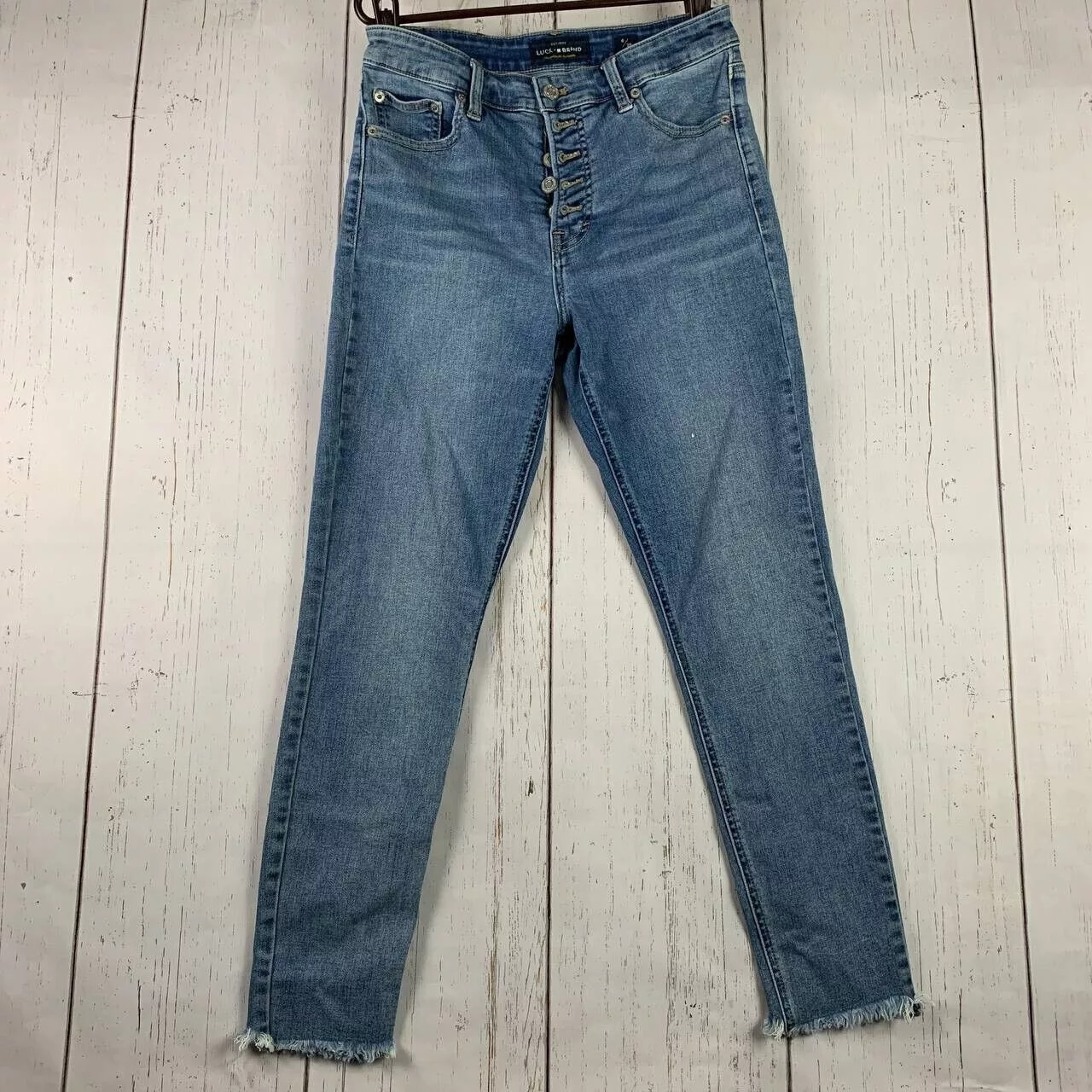Lucky Brand Jeans Lucky Brand 28.5x28 Mid Rise Bootcut Stretch Jeans Women Blue