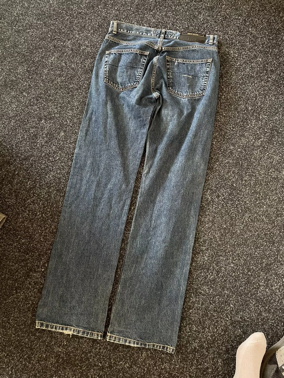 Stone Island × Vintage Stone island denim jeans pants 90s vintage old school money Multi Streetwear