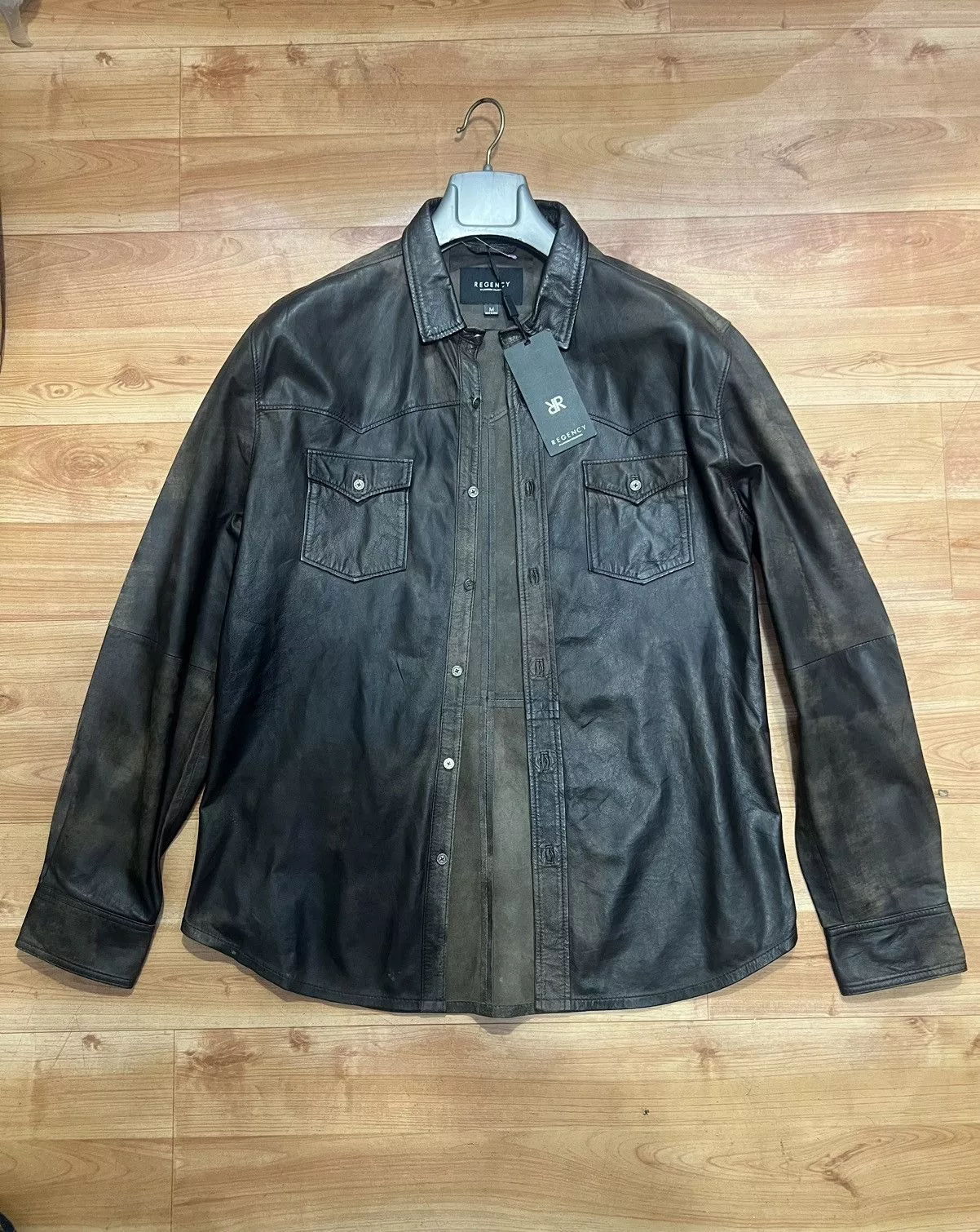 LAMARQUE Leather Jackets LAMARQUE Leather Shirt Brown