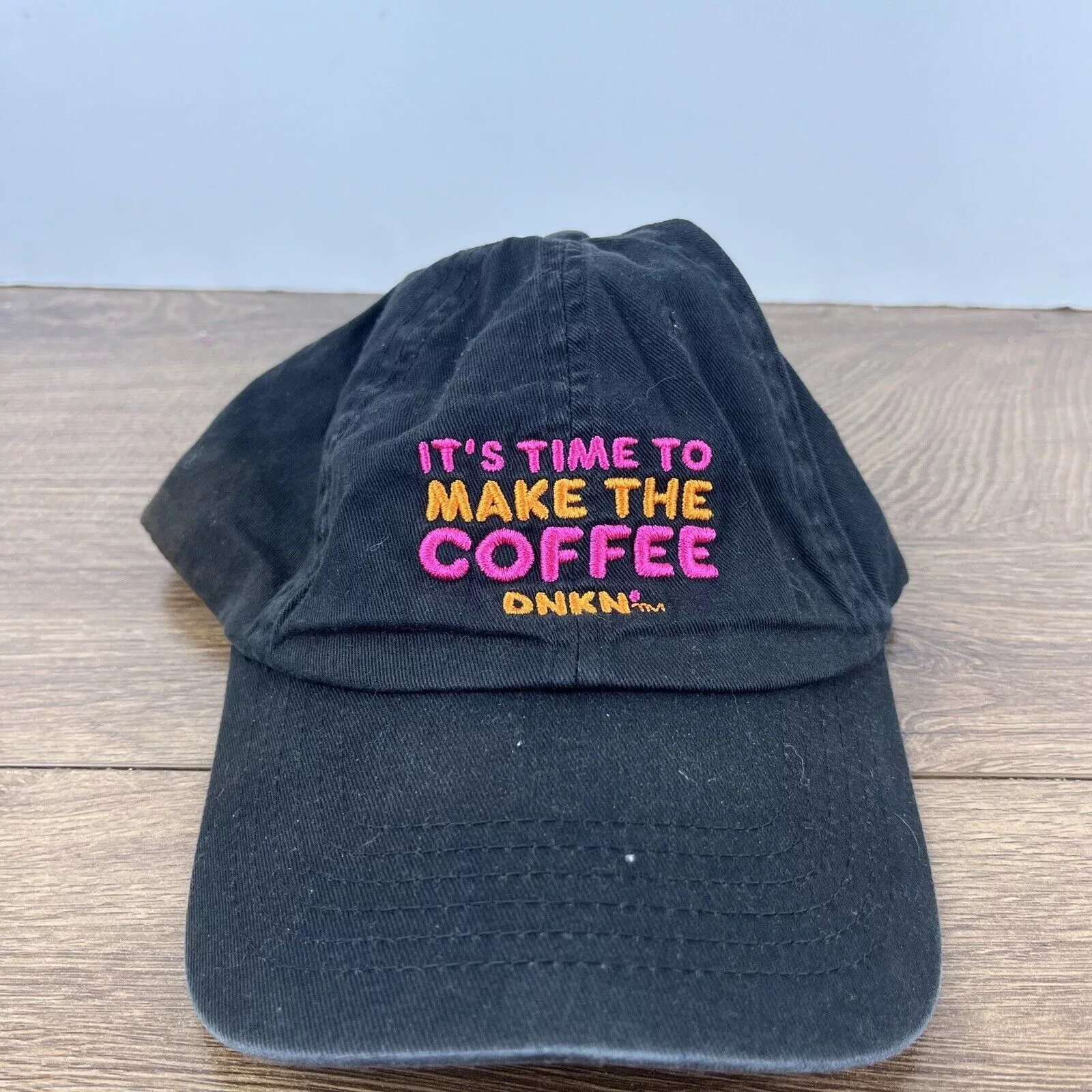 Other Hats Other Dunkin' Donuts Hat Time to Make Coffee Black Adjustable Hat
