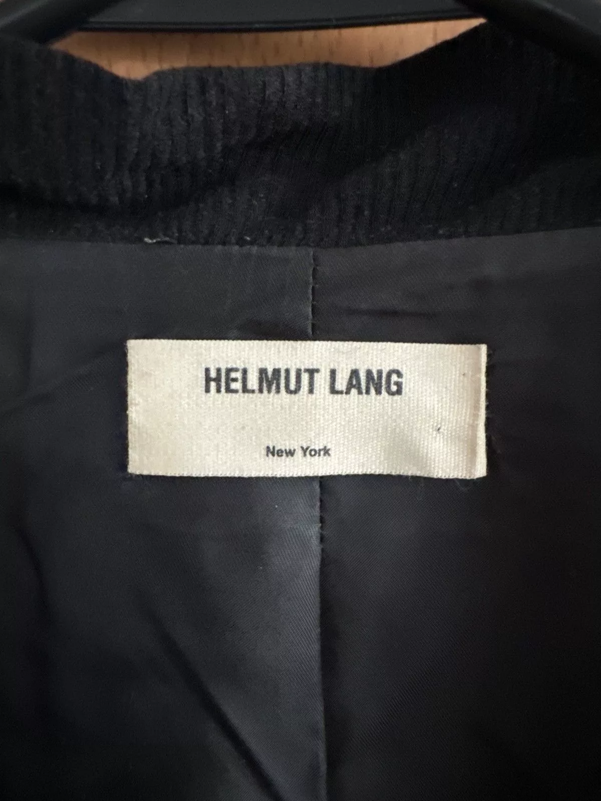 Helmut Lang Jackets Helmut Lang Black Cascade Twill Jacket
