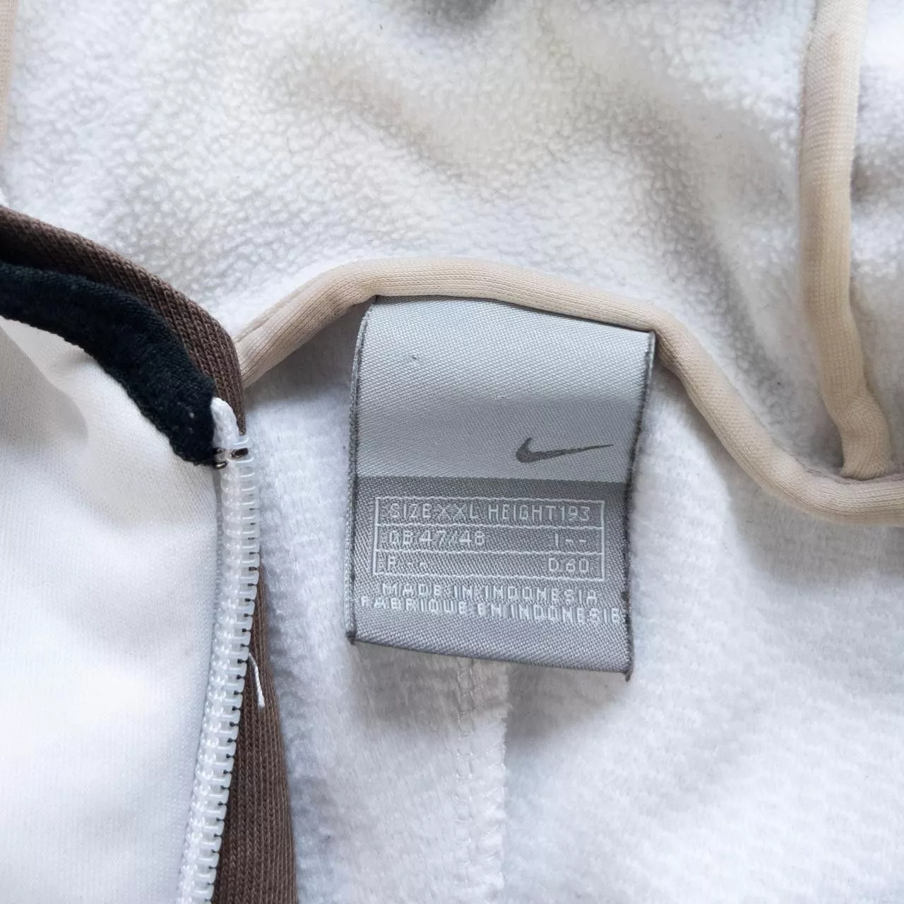 Nike Light Jackets Vintage Nike Double Zip Jacket Size XXL White