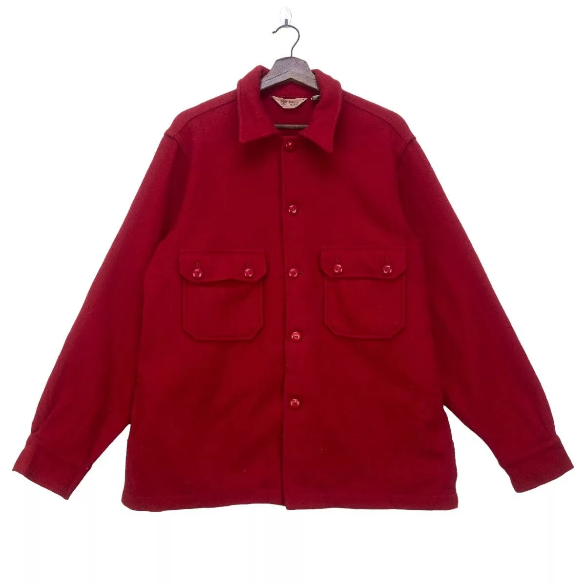 Vintage Heavy Coats Vintage Boy Scouts of America Wool Official Jacket Red