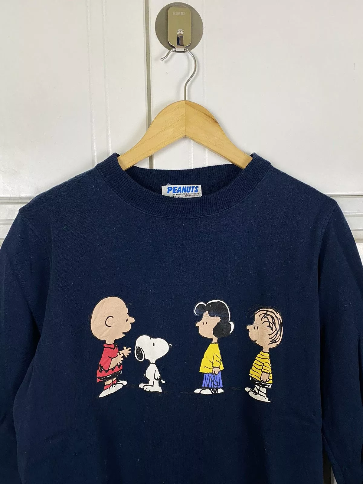 Cartoon Network Sweatshirts Hoodies Cartoon Network × Peanuts × Vintage Vintage Peanut Snoopy Blue