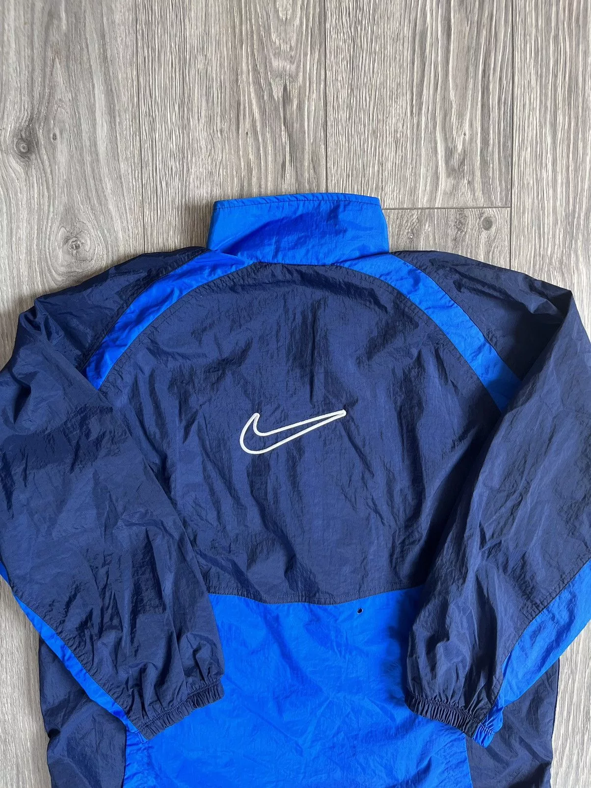 Nike Light Jackets Vintage 90s Nike Track Jacket Blue