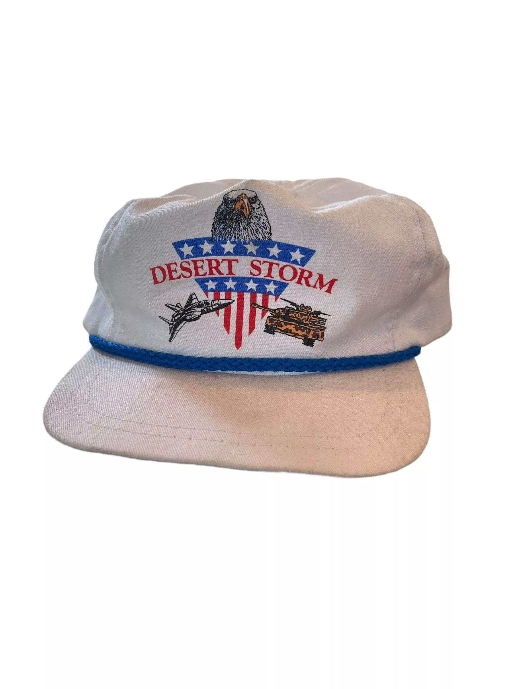 Vintage Hats Vintage 90s Operation Desert Storm US Army Hat White